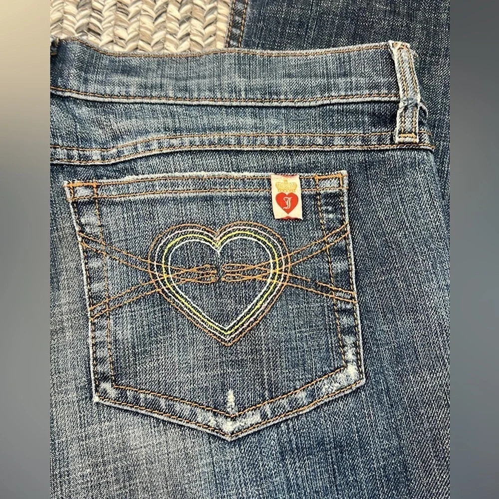 Y2K Juicy!Vtg Hip-HuggerJuicy Couture Jeans,Flared,Excellent Condition Size 31 - Picture 3 of 11